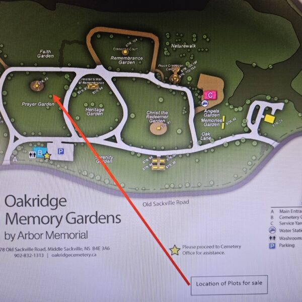 Oakridge Memorial Gardens Nova Scotia Grave Plots Available: Don't Miss Out!