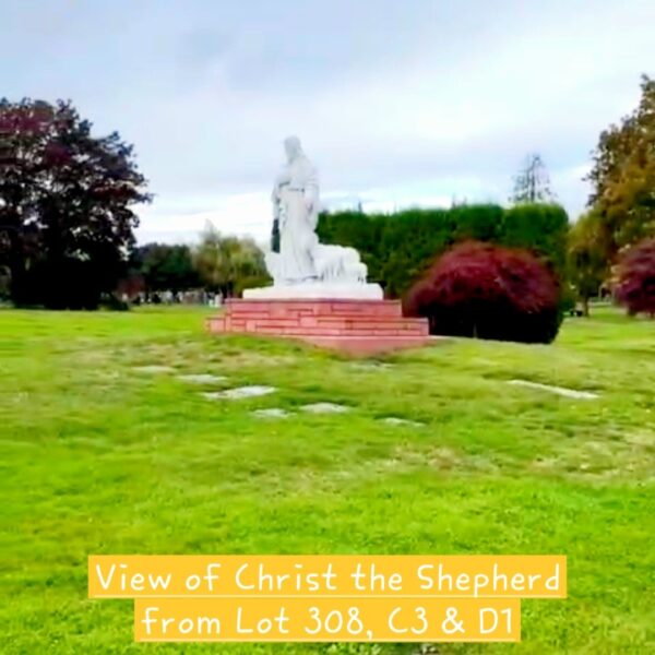 Serene Side-by-Side Burial Plots for Sale in Good Shepherd Garden, Valley View Cemetery