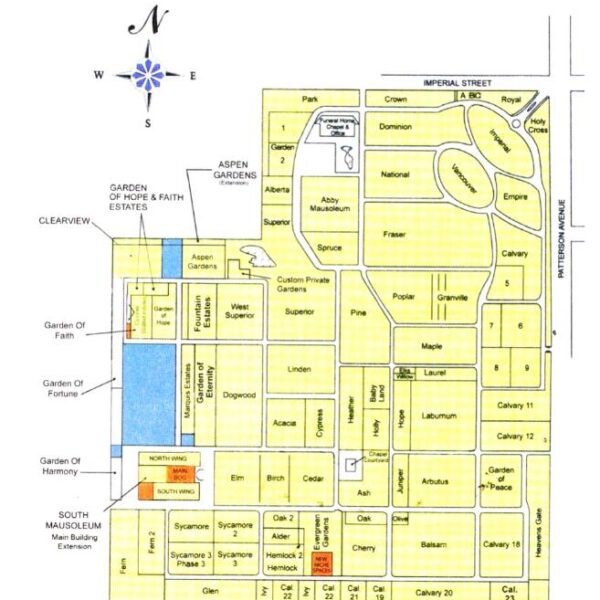 Ocean View Cemetery Private Plot & Niche for Sale – Burnaby, BC