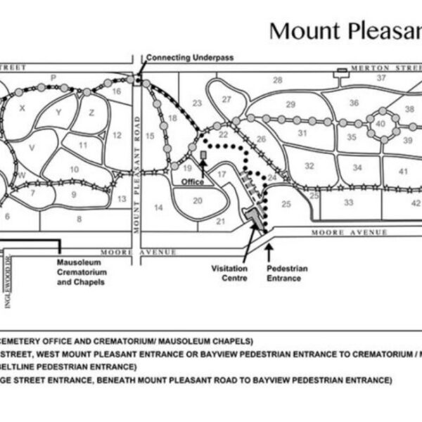 Rare Double Family Cemetery Lot for Sale – Mount Pleasant Cemetery, Toronto