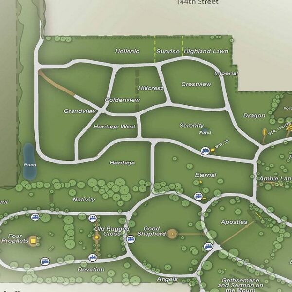 Valley View Cemetery Surrey BC Single Above-Ground Niche for Sale – Hampton Court – $8,000