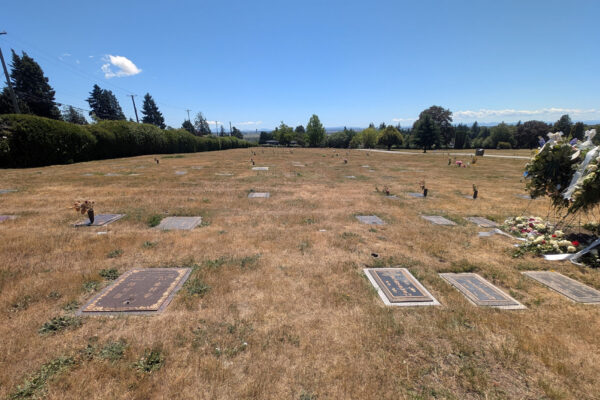 Ocean View Burial Park Double Depth Burial Plot for Sale
