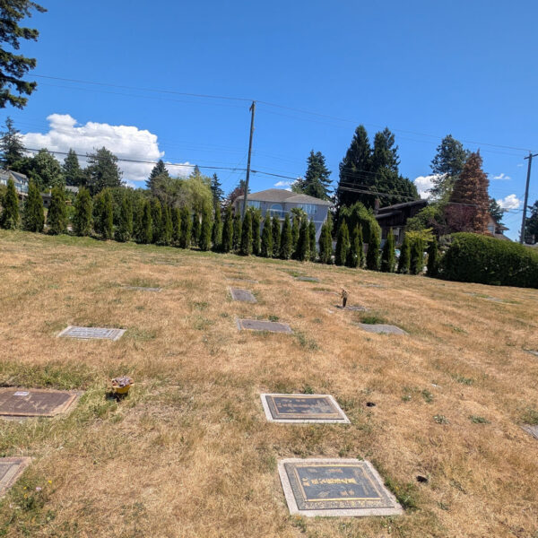 Ocean View Burial Park Double Depth Burial Plot for Sale