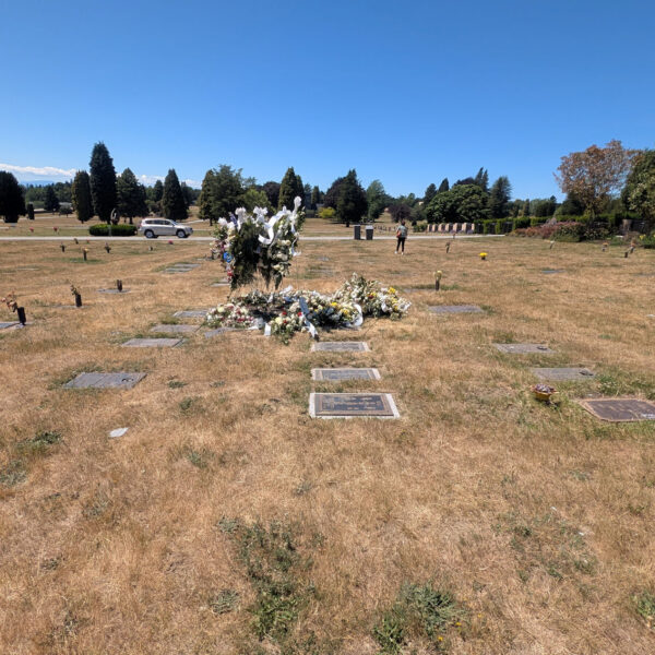 Ocean View Burial Park Double Depth Burial Plot for Sale
