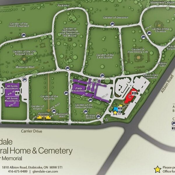 2 Side-by-Side Burial Plots – Glendale Memorial Gardens (Garden of Devotion)